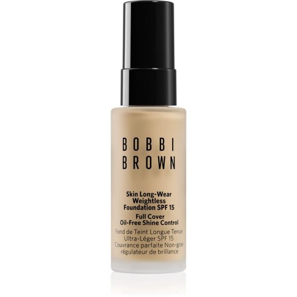 Bobbi Brown Mini Skin Long-Wear Weightless Foundation дълготраен фон дьо тен SPF 15 цвят Cool Ivory 13 мл. на ниска цена