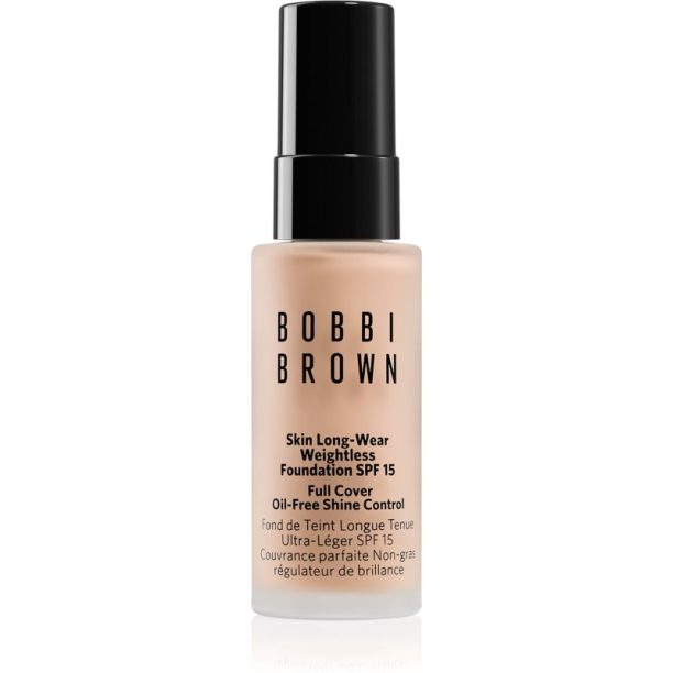 Bobbi Brown Mini Skin Long-Wear Weightless Foundation дълготраен фон дьо тен SPF 15 цвят Warm Porcelain 13 мл. на ниска цена