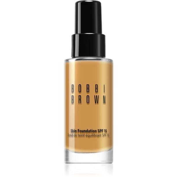 Bobbi Brown Skin Foundation SPF 15 хидратиращ фон дьо тен SPF 15 цвят Golden Honey (W-068 / 5.75) 30 мл.