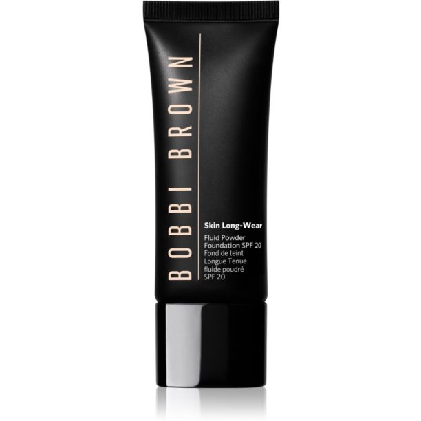 Bobbi Brown Skin Long Wear Fluid Powder Foundation течен фон дьо тен с матов завършек SPF 20 цвят 20 Alabaster (C-004) 40 мл.