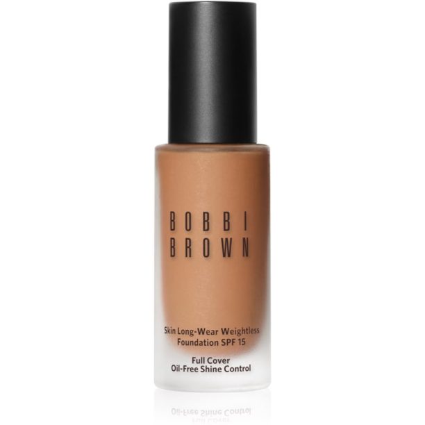 Bobbi Brown Skin Long-Wear Weightless Foundation дълготраен фон дьо тен SPF 15 цвят Golden Honey (W-068) 30 мл. на ниска цена