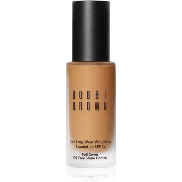 Bobbi Brown Skin Long-Wear Weightless Foundation дълготраен фон дьо тен SPF 15 цвят Golden Natural (W-058) 30 мл. на ниска цена