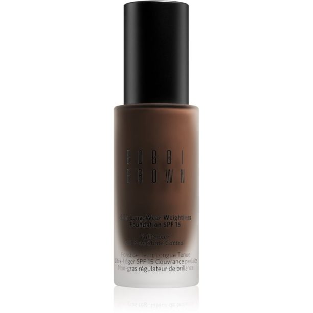 Bobbi Brown Skin Long-Wear Weightless Foundation дълготраен фон дьо тен SPF 15 цвят Neutral Chestnut N-100 30 мл. на ниска цена