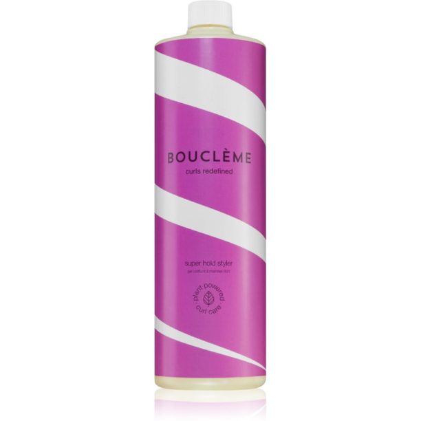 Bouclème Curl Super Hold Styler фиксиращ гел за коса за чуплива и къдрава коса 1000 мл.