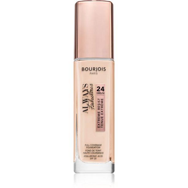 Bourjois Always Fabulous дълготраен фон дьо тен SPF 20 цвят 105 Natural Ivory 30 мл. на ниска цена