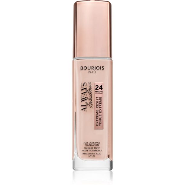 Bourjois Always Fabulous дълготраен фон дьо тен SPF 20 цвят 300 Rose Sand 30 мл. на ниска цена