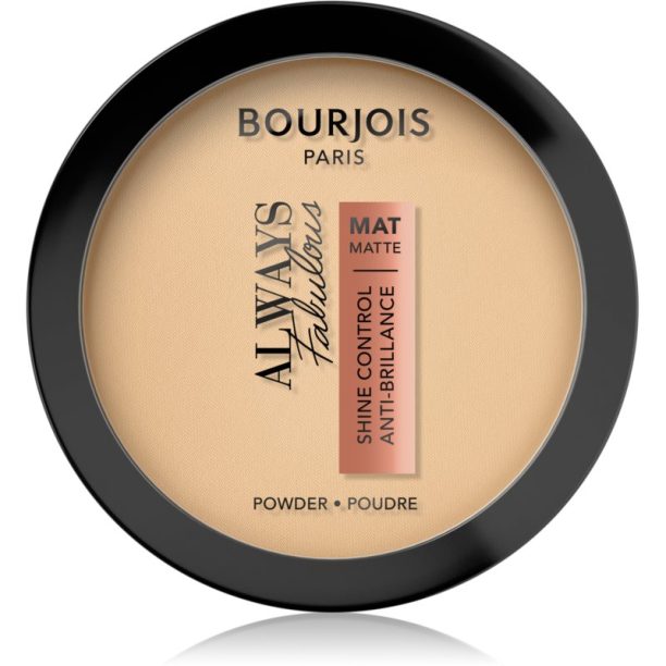 Bourjois Always Fabulous матираща пудра цвят Golden Ivory 10 гр.