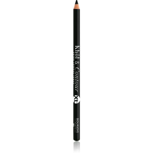 Bourjois Khôl & Contour XL дълготраен молив за очи цвят 001 Noir-issime 1