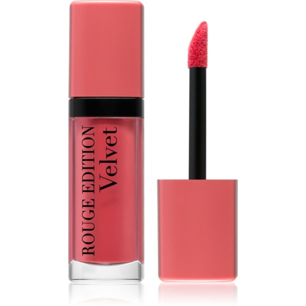 Bourjois Rouge Edition Velvet течно червило с матиращ ефект цвят 09 Happy Nude Year 7.7 мл.