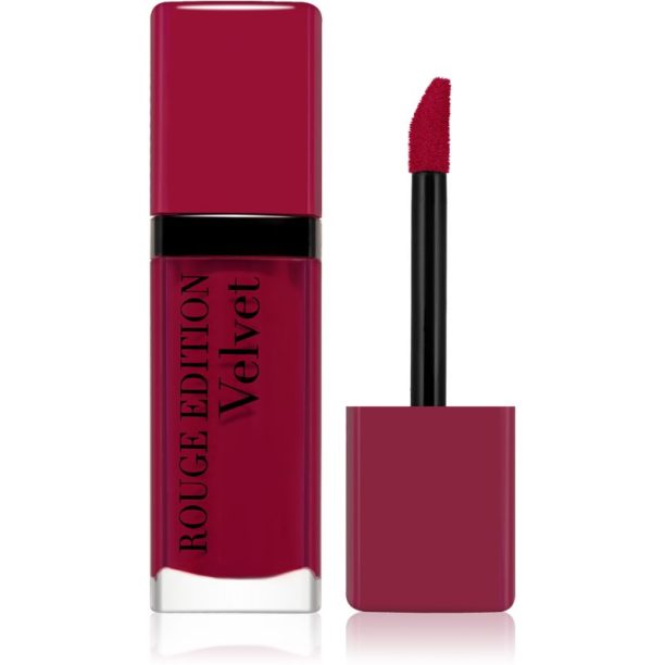 Bourjois Rouge Edition Velvet течно червило с матиращ ефект цвят 14 Plum Plum Girl 7.7 мл.