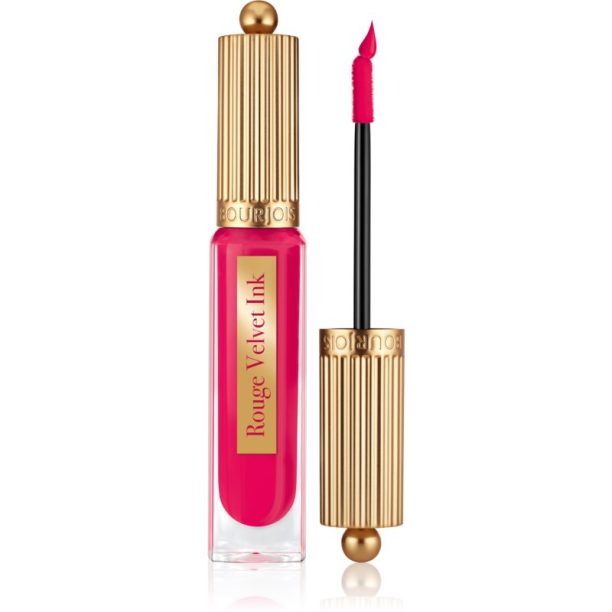 Bourjois Rouge Velvet Ink течно червило с матиращ ефект цвят 07 Fushia Cha Cha 3.5 мл. на ниска цена