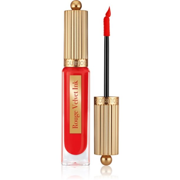 Bourjois Rouge Velvet Ink течно червило с матиращ ефект цвят 08 Coquelic Hot 3.5 мл. на ниска цена