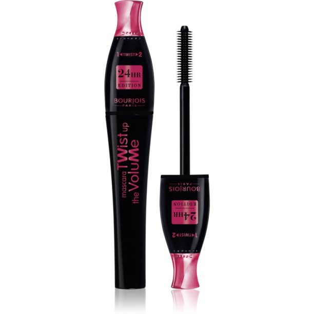 Bourjois Twist Up The Volume спирала за обем  с четка 2 в 1 цвят 23 Black 8 мл. на ниска цена