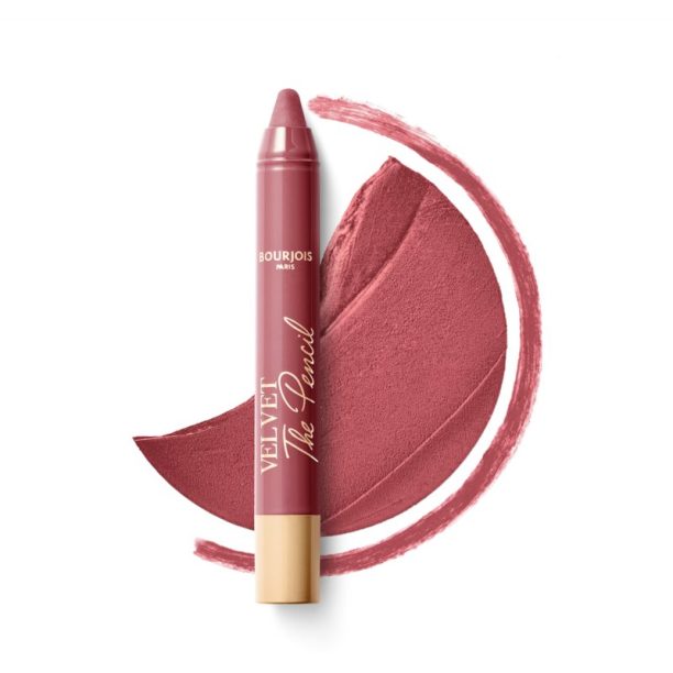 Bourjois Velvet the Pencil стик-червило с матиращ ефект цвят 03 In Mauve Again 1