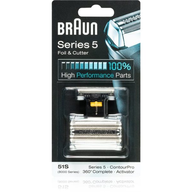 Braun Series 5 Foil & Cutter 51S резервни ножчета за електрическа машинка 1 бр.