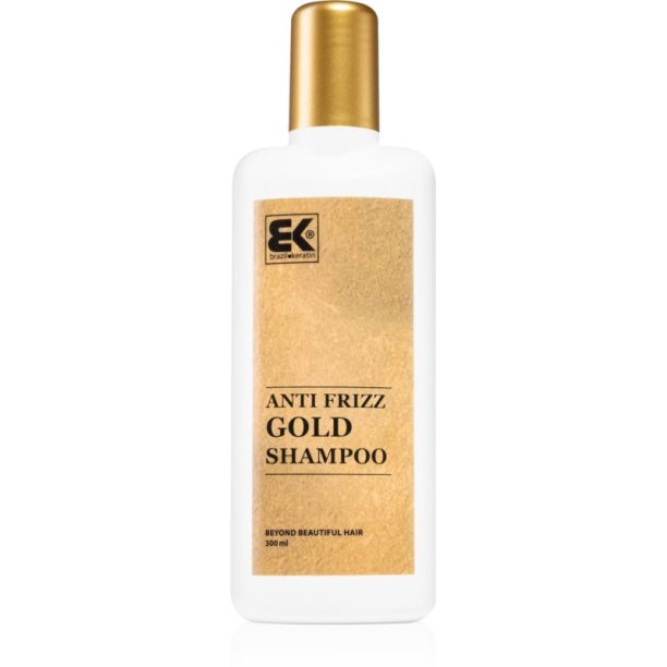 Brazil Keratin Gold Anti Frizz Shampoo концентриран шампоан с кератин 300 мл.