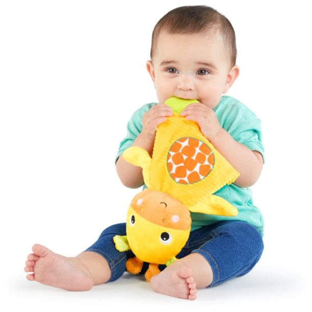 Bright Starts Snuggle&Teethe гризалка 0 m+ Giraffe 1 бр. купи на топ цена