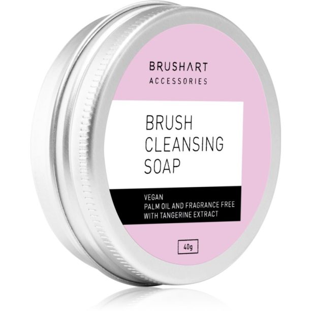 BrushArt Accessories Brush cleansing soap почистващ сапун за козметични четки 40 гр. на ниска цена