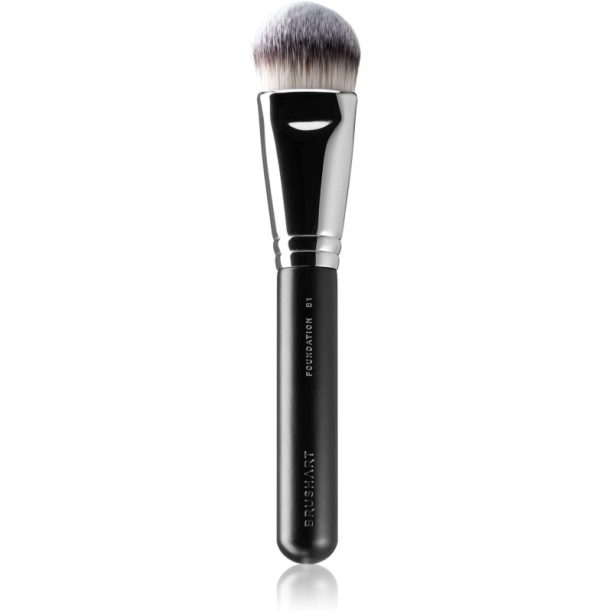 BrushArt Professional B1 Flat foundation brush четка за течен фон дьо тен B1 1 бр. на ниска цена