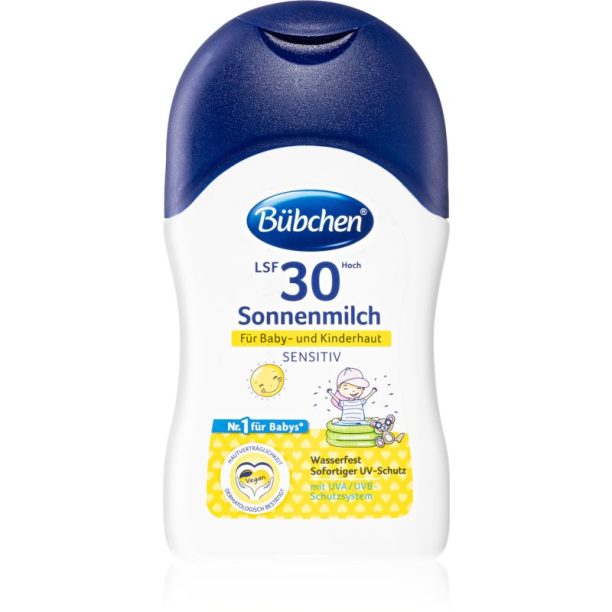 Bübchen Sensitive SPF 30 слънцезащитен крем за деца SPF 30 150 мл.