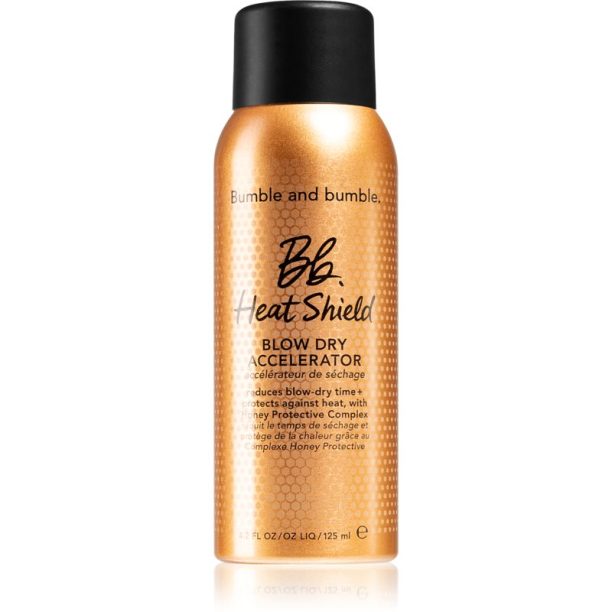 Bumble and bumble Bb. Heat Shield Blow Dry Accelerator защитен спрей за ускоряване на подсушаването със сешоар 125 мл.