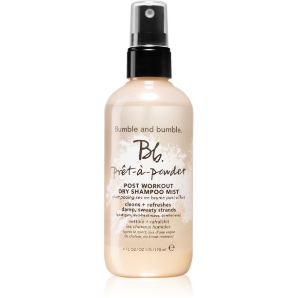 Bumble and bumble Pret-À-Powder Post Workout Dry Shampoo Mist освежаващ сух шампоан в спрей 120 мл.