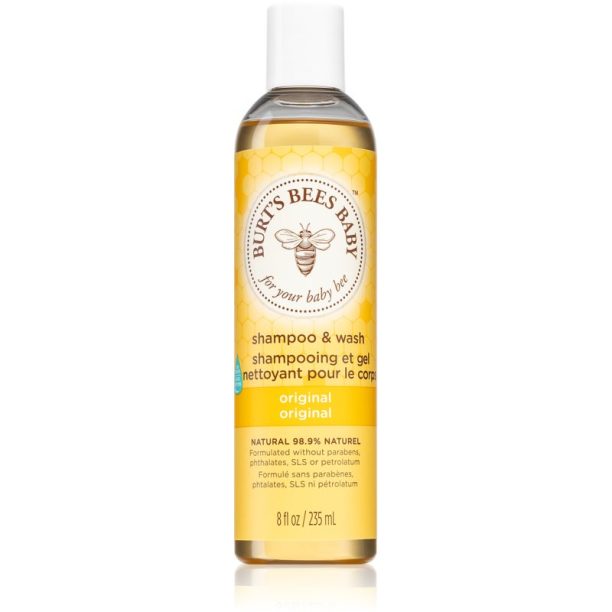 Burt’s Bees Baby Bee шампоан и измиващ гел 2 в 1 за ежедневна употреба 236