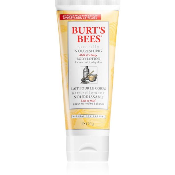 Burt’s Bees Milk & Honey тоалетно мляко за тяло с мляко и мед 170 гр.