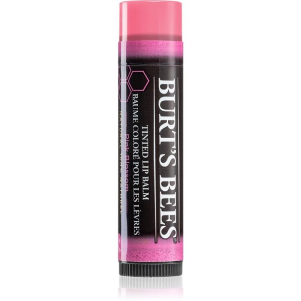 Burt’s Bees Tinted Lip Balm балсам за устни цвят Pink Blossom 4.25 гр.