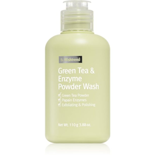 By Wishtrend Green Tea & Enzyme нежна почистваща пудра 110 гр.