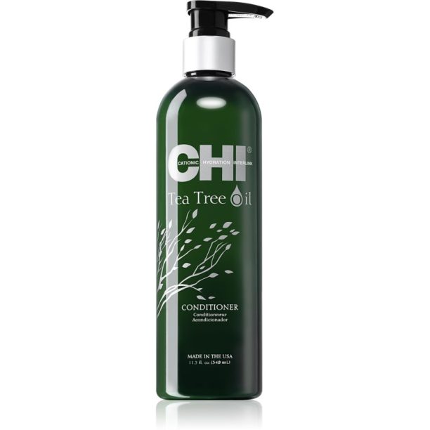 CHI Tea Tree Oil Conditioner освежаващ балсам за мазна коса и мазен скалп 340 мл.