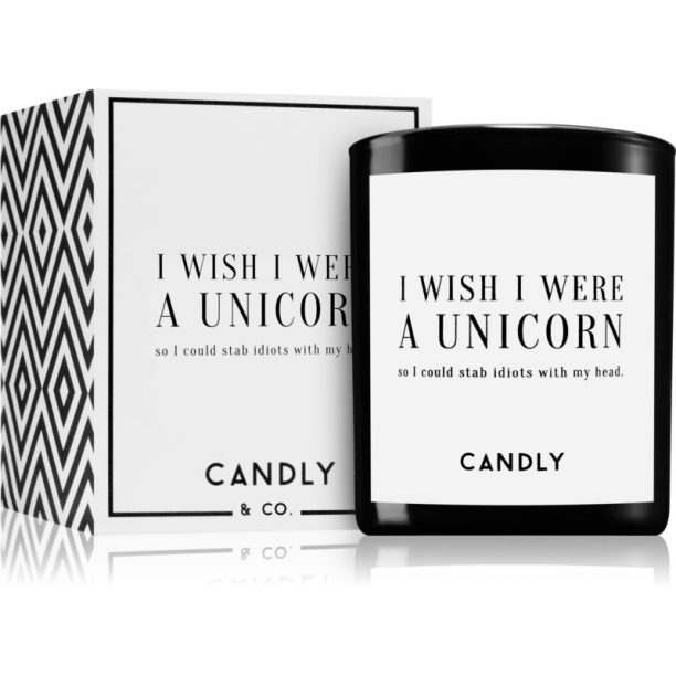 Candly & Co. I wish i were a unicorn ароматна свещ 250 гр. на ниска цена