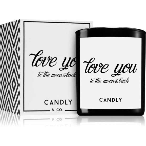 Candly & Co. Love you to the moon and back ароматна свещ 250 гр. на ниска цена