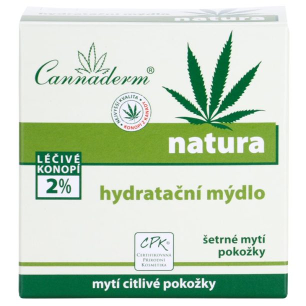 Cannaderm Natura Moisturizing soap pH 5.5 хидратиращ сапун с конопено масло 100 гр. купи на топ цена