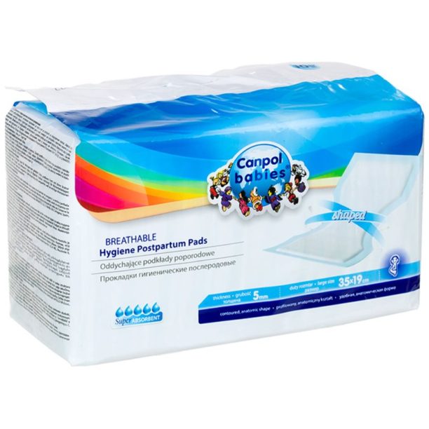 Canpol babies Postpartum Pads дамски превръзки за след раждане Super Absorbent 10 бр.