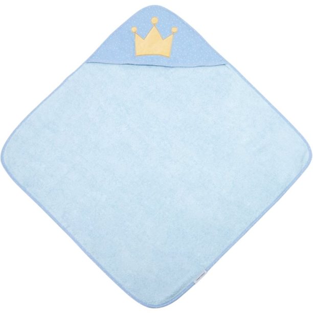 Canpol babies Royal Baby хавлия с качулка Blue 85x85 см