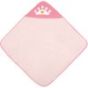 Canpol babies Royal Baby хавлия с качулка Pink 85x85 см