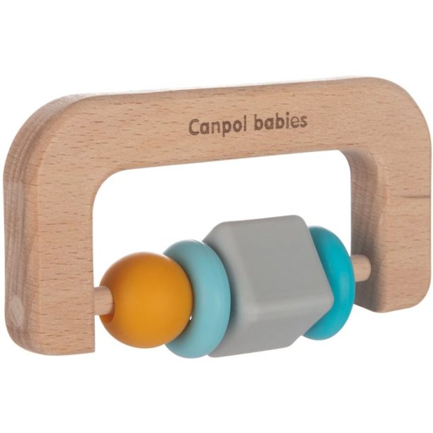 Canpol babies Teethers Wood-Silicone гризалка 1 бр.