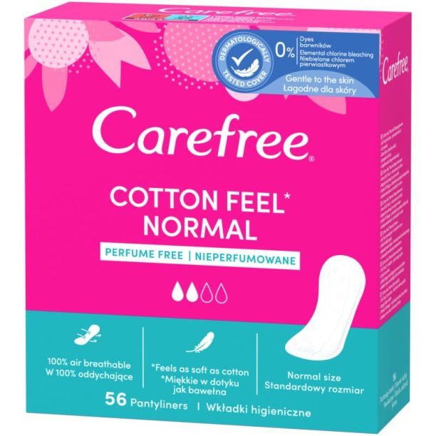 Carefree Cotton дамски превръзки 56 бр.