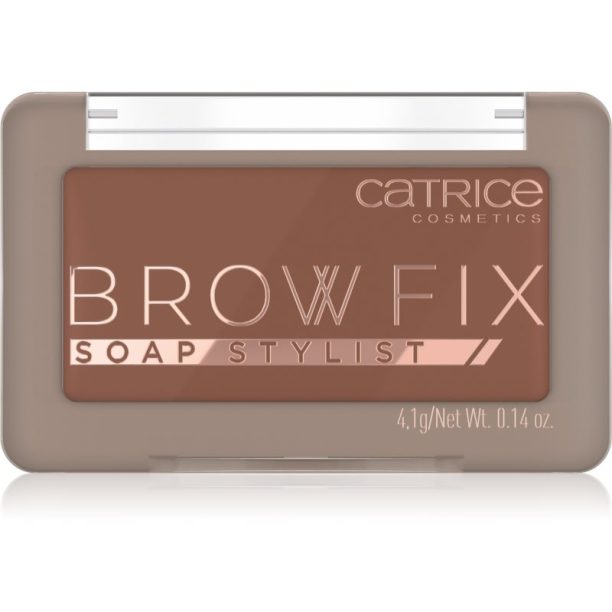 Catrice Bang Boom Brow Soap Stylist твърд сапун за вежди цвят 050 Warm Brown 4