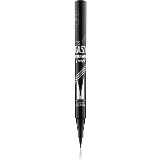 Catrice It's Easy Black Liner течни очни линии цвят 010 BLACKEST BLACK 1 мл. на ниска цена