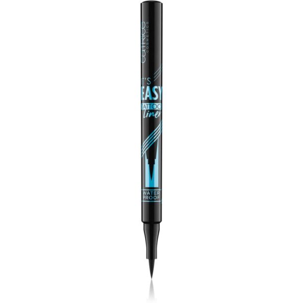 Catrice It's Easy Tattoo Liner водоустойчива очна линия цвят 010 BLACK LIFEPROOF 1.1 мл. на ниска цена