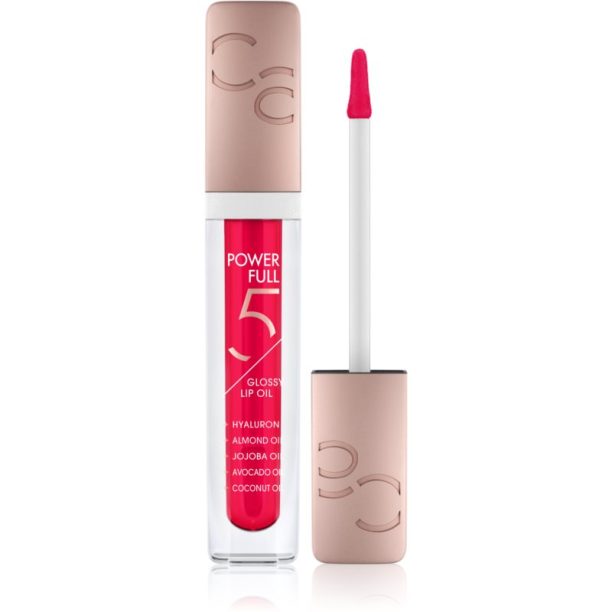 Catrice Power Full 5 маслен гланц за устни цвят 040 Raspberry Glow 4.5 мл.