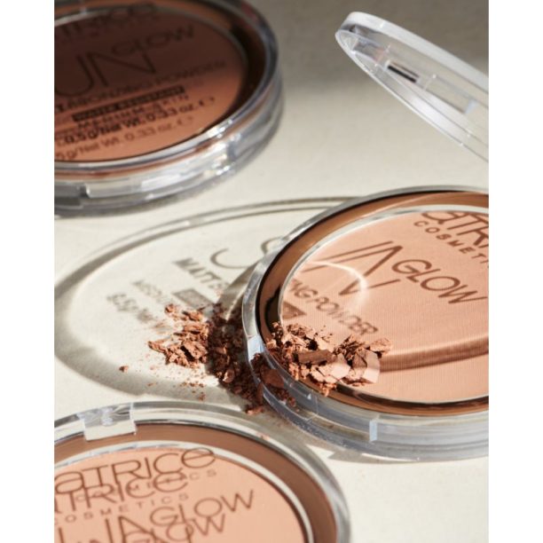 Catrice Sun Glow бронзираща пудра цвят 030 Medium Bronze  9.5 гр. купи на топ цена