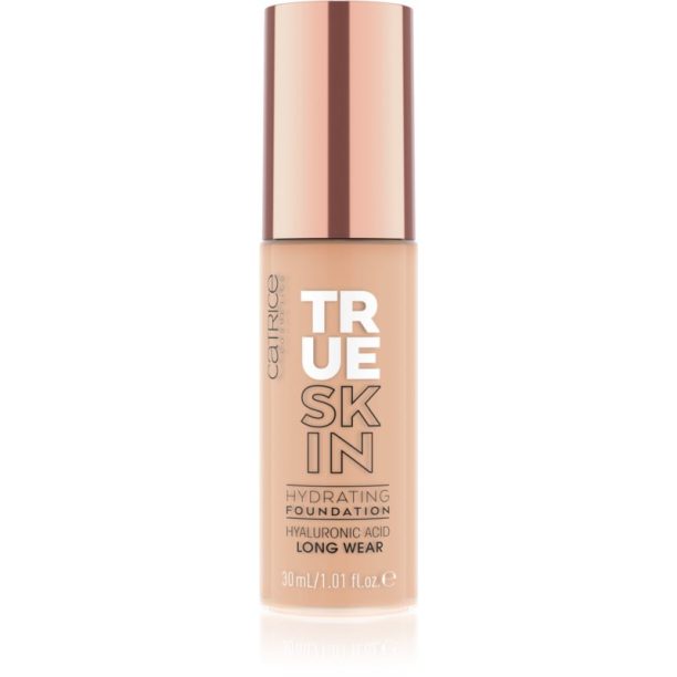 Catrice True Skin естествено покриващ хидратиращ фон дьо тен цвят 020 Warm Beige 30 мл. на ниска цена