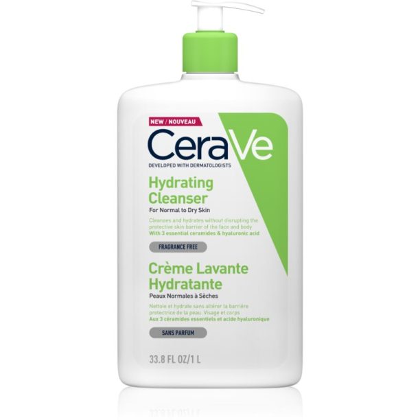 CeraVe Cleansers почистваща емулсия с хидратиращ ефект 1000 мл.