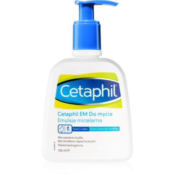 Cetaphil EM почистваща мицеларна емулсия с дозатор 236 мл.