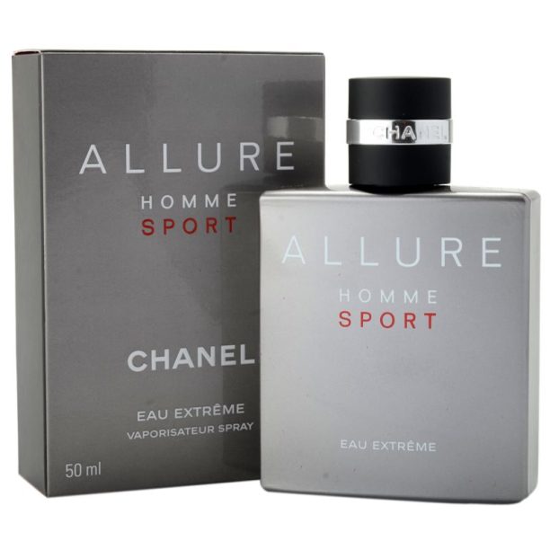 Allure Homme Sport Eau Extreme Chanel Allure Homme Sport Eau Extreme тоалетна вода (1 бр. зареждащ се + 2 бр. пълнеж) за мъже 50 мл. - оригинален продукт