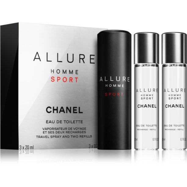 Chanel Allure Homme Sport тоалетна вода за мъже 3 x 20 мл.