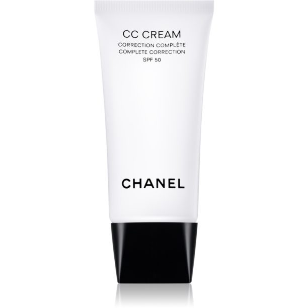 Chanel CC Cream коригиращ крем за изглаждане на контури и озаряване на кожата на лицето SPF 50 цвят 40 Beige 30 мл.